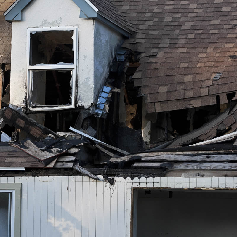 Smoke and Fire Causes Property Damage