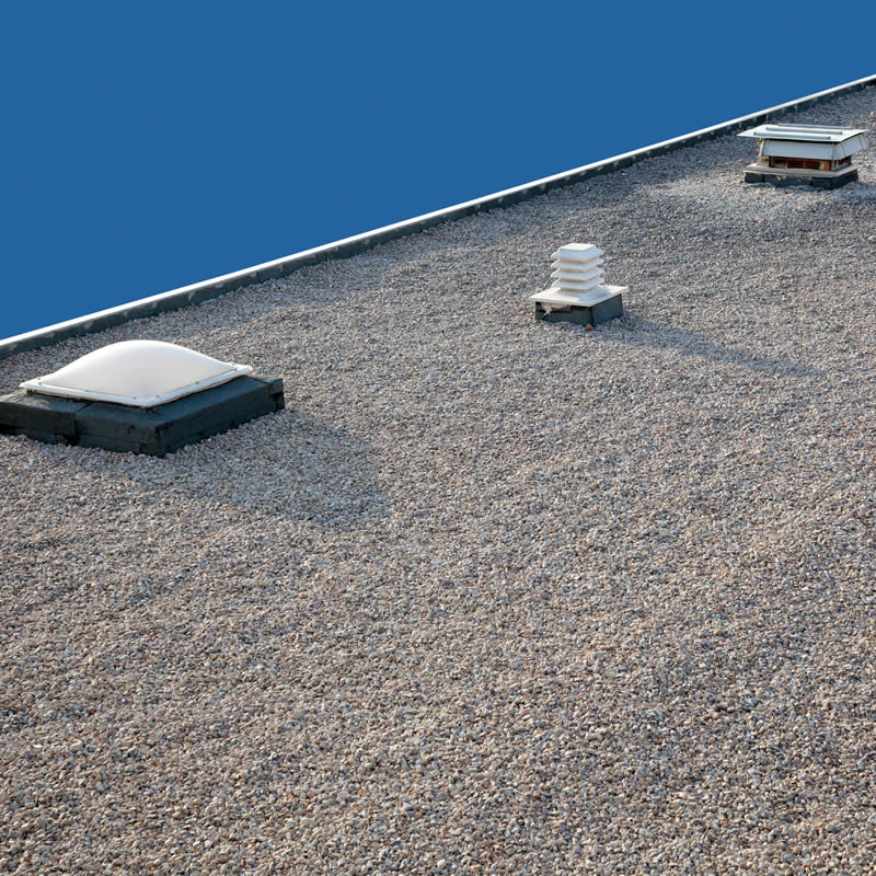 Commercial Roofing Gravel